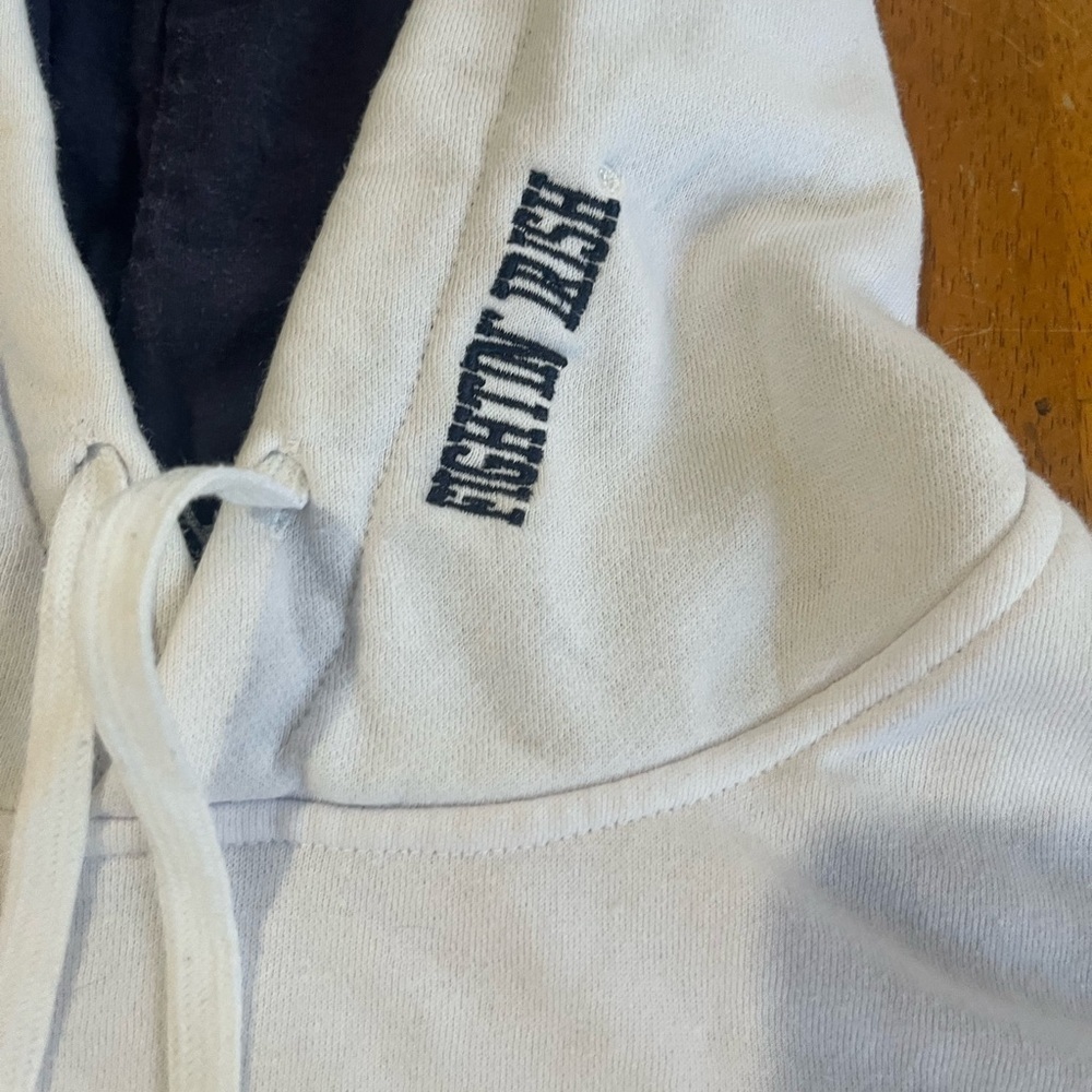Men's Colosseum White Notre Dame Fighting Irish Pullover Hoodie Sweatshirt SZ L - Picture 9 of 10
